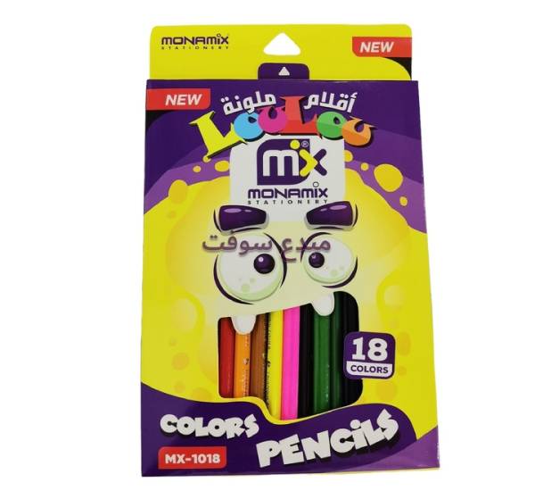 CRAYON COULEUR 18 GM 18PCS "LOULOU" MX-1018