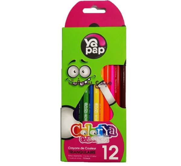 CRAYON COULEUR BT12LONG GM PRES YAPAP YA0603
