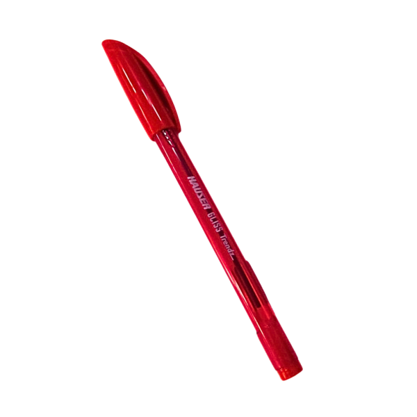 stylo-a-bille-hauser-gliss-1mm-rouge