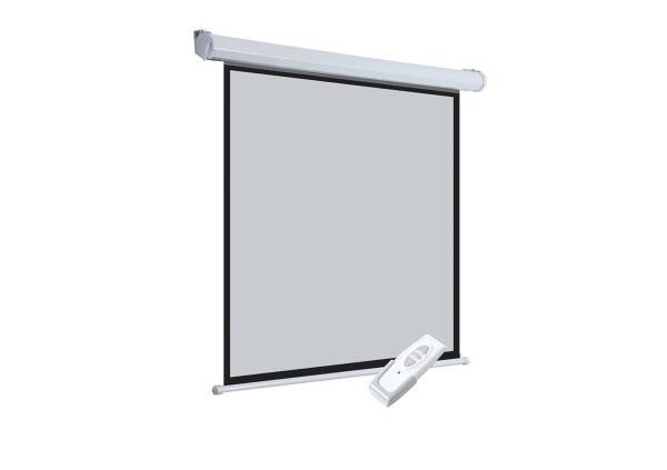 ECRAN DE PROJECTION MOTORISE 1.5MX1.5M AVEC TC ET MOTEUR SYNCHRONISE